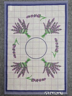 Bavlnn utrka Levandule PROVENCE 40 x 60 cm, vestkov modr