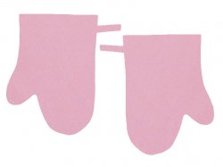 Kuchysk bavlnn chapky 2 ks - svtle rov