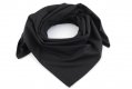 Motorkářský bavlněný šátek 90x90cm, jednobarevný černý