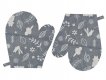 Dětské chňapky Lesní zvířátka na šedé - sada 2ks Dětské chňapky Lesní zvířátka na šedé - sada 2ks