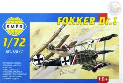 SMĚR Model letadlo Fokker Dr.I 1:72 (stavebnice letadla)
