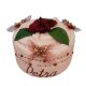 Ručníkový dort nízký kávový růže