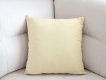 Bavlněný povlak na polštář - smetanová Bavlněný povlak na polštář - smetanová