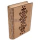 Dřevěná krabička kniha 1 s Moravským motivem 1