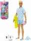 MATTEL BRB Barbie panák Ken na pláži herní set s doplňky v krabi