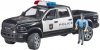 BRUDER 02505 Auto policie Dodge RAM 2500 s figurkou na baterie S