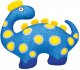 BINO Dinosaurus barevn 33cm lutomodr textiln mazlek zvt