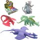 Drak streov antistresov 21cm 4 druhy plast