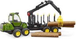 BRUDER 02133 Bworld Pepravnk na devo JOHN DEERE 1210E