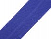 Šikmý proužek bavlněný 30mm - královsky modrá