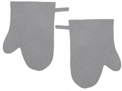 Kuchysk bavlnn chapky 2 ks - svtle ed