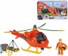 SIMBA Požárník Sam vrtulník záchranářský set s figurkou Toma na