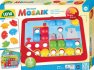 LENA Baby mozaika Doprava kloubouky 36ks + pedlohy 7ks v krabi