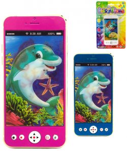 Telefon dětský mobilní 13cm na baterie různé barvy Světlo Zvuk p [59465]