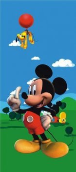 Fototapeta 1-dln Disney Mickey Mouse 90x202 cm