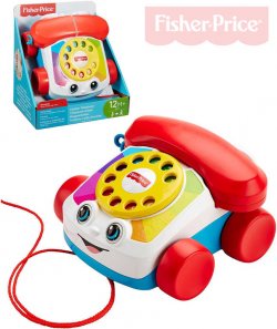 FISHER PRICE Telefon baby klasick tahac s obliejem pohybliv