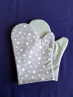 Kuchysk chapky s teflonem Hvzdiky na ed