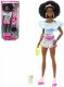 MATTEL BRB Barbie Deluxe panenka trendy bruslařka set s pejskem