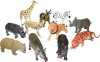 Zvířata divoká Safari 23-31cm plastové figurky zvířátka 9 druhů