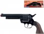 Dětská kapslovka kovbojský revolver kovový černý 12 ran na kapsl