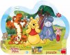 DINO Puzzle obrysov deskov 25 dlk Schovvan s Medvdkem P