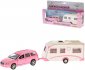 Set auto Volvo V70 + karavan 30cm model kovov zptn chod v kra