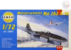SMĚR Model letadlo Messerschmitt Me 262A 1:72 (stavebnice letadl