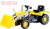 DOLU Traktor dtsk lapac s rypadlem lut plast