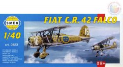 SMR Model letadlo Fiat CR 42 1:40 (stavebnice letadla)