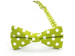 Velk bavlnn motlek zelen s blmi puntky
