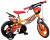 ACRA Dětské baby kolo Dino Bikes oranžové chlapecké 12" balanční