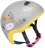 ZAPF BABY BORN Ochranná helma na kolo stříbrná pro panenku mimin
