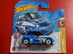 Hot Wheels angličák '85 Honda City Tutbo II, HW Turbo 2/10 [HCW74-M521]