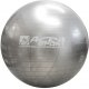 ACRA Míč gymnastický stříbrný 75cm fitness balon rehabilitační d