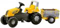 ROLLY TOYS Traktor lut lapac se zelenm vlekem Junior s Farm