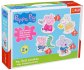 TREFL PUZZLE 4v1 Baby obrysov Peppa Pig velk dlky 18ks sklda