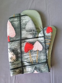 Kuchysk chapky s teflonem Retro styl