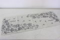 Gobelínový ubrus Květy v šedé - vyber rozměr