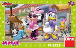 DINO Hra Puzzle Disney Junior Minnie na Montmartru 15 dlk v kr