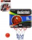 Koš basketbalový na košíkovou set s míčem 9cm různé druhy trikol