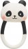 LANCO Medvdek Panda 10cm baby koustko prodn kauuk pro mimi