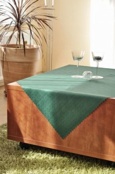 Jednobarevn teflonov ubrus - zelen