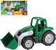 LENA Workies auto traktor baby 14cm pracovn stroj se lc zele
