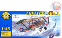 SMĚR Model letadlo Ansaldo SVA 5 1:48 (stavebnice letadla) [75322]