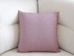 Bavlněný povlak na polštář - růžová pudrová Bavlněný povlak na polštář - růžová pudrová