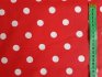 Povlak na polt erven bl puntk 11mm 40x40cm