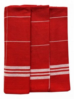 Utrky z egyptsk bavlny 3ks .64 - erven