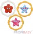 PROFIBABY Kruh Hvězdička / Kytička baby chrastítko různé druhy p