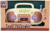 Radio (kazek) dtsk retro radiomagnetofon s psnikami na bat