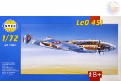 SMĚR Model letadlo Leo 451 1:72 (stavebnice letadla) [75340]